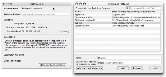 Property "Recipient(s) mismatch"